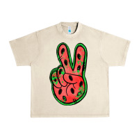 Sandshell watermelon peace sign Urban Heavy Tee - Jasminsmagicworld