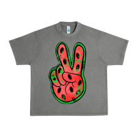 Tornado watermelon peace sign Urban Heavy Tee - Jasminsmagicworld
