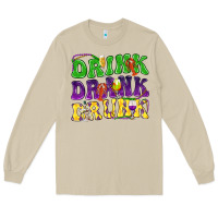 Mushroom Drink drank drunk Long Sleeve Tee - NancyCooperArtShop