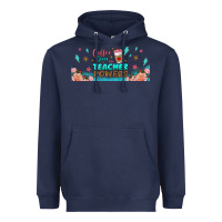 Navy coffe gives me teacher powers libbey glass Heavyweight Hoodie - BundleAndBundleShop