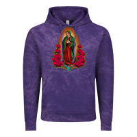 Cloud Purple our lady of guadalupe Vintage Hoodie - Jasminsmagicworld