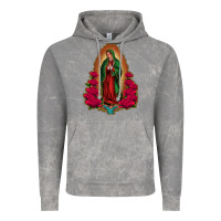 Cloud Rock our lady of guadalupe Vintage Hoodie - Jasminsmagicworld