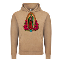 Vintage Coffee our lady of guadalupe Vintage Hoodie - Jasminsmagicworld