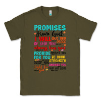 Army Green promises from god Classic Tee - Artiststas