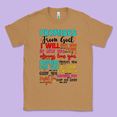 Promises From God Classic Tee Designed By Artiststas