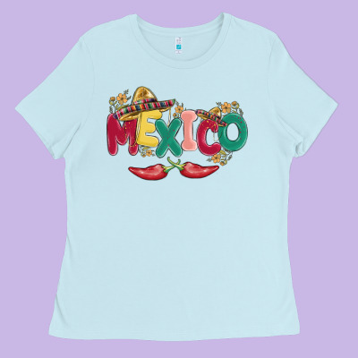 Mexico Ladies Tee Designed By Maliassmallbusiness