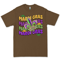 Cacao mardi gras with fleur de lis Premium Tee - MaliasSmallBusiness