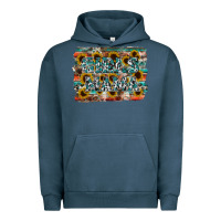 Pigment Midnight Navy girls mama Urban Hoodie - RacoonDesign
