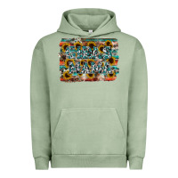 Pigment Oil Green girls mama Urban Hoodie - RacoonDesign