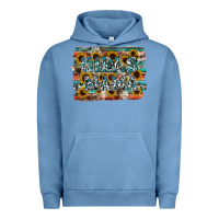 Pigment Pebble Blue girls mama Urban Hoodie - RacoonDesign