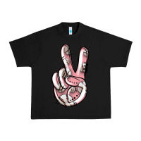 Black baseball peace sign Urban Heavy Tee - Jasminsmagicworld