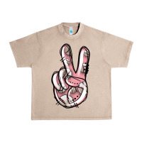 French Oak baseball peace sign Urban Heavy Tee - Jasminsmagicworld