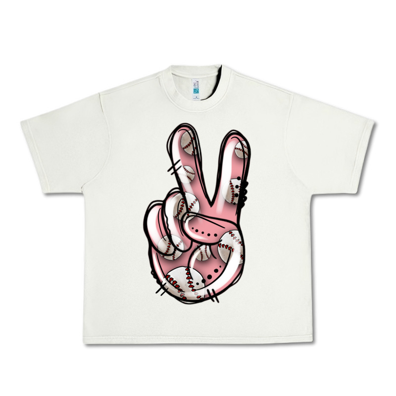 Baseball Peace Sign Urban Heavy Tee by Jasminsmagicworld | Teevron