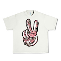 Pistachio baseball peace sign Urban Heavy Tee - Jasminsmagicworld