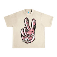 Sandshell baseball peace sign Urban Heavy Tee - Jasminsmagicworld