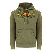 Vintage Olive for the love of the game softball Vintage Hoodie - Jasminsmagicworld