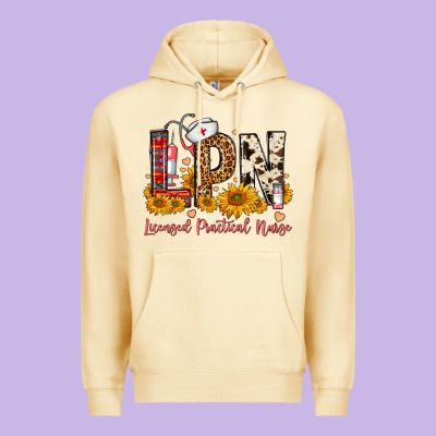 Western Lpn Licensed Practical Nurse Premium Hoodie Designed By Fadigitalartstudio