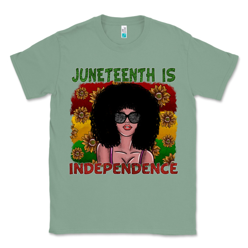Juneteenth Is Independence Classic Tee by SublimationCraftShop | Teevron