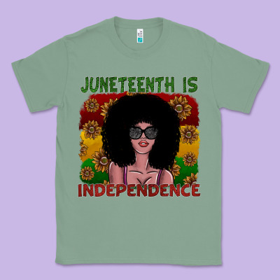 Juneteenth Is Independence Classic Tee Designed By Sublimationcraftshop