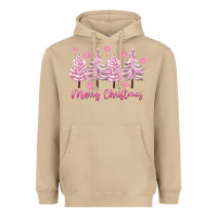Mushroom Merry Christmas Trees Heavyweight Hoodie - FaDigitalArtStudio