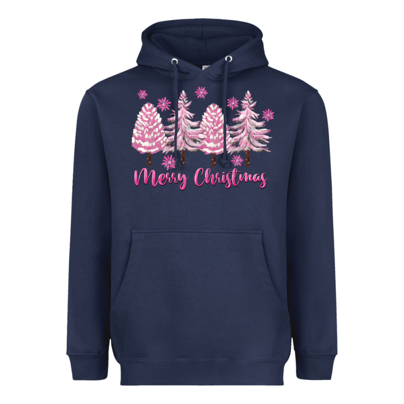 Merry Christmas Trees Heavyweight Hoodie by FaDigitalArtStudio | Teevron