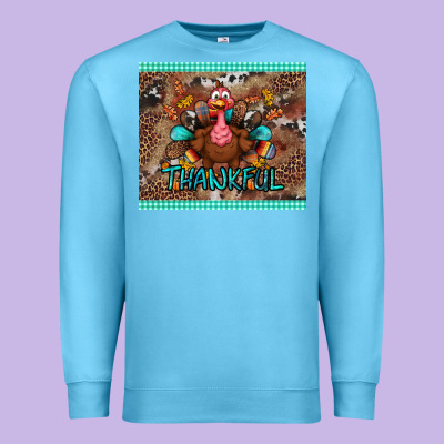 Thankful Tumbler Premium Sweatshirt Designed By Bundleandbundleshop