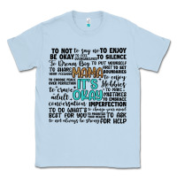 Dusty Blue mama it s okay Classic Tee - Artiststas