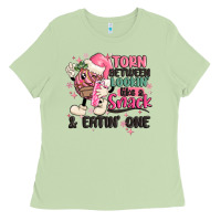 Matcha torn between lookin' like a snack and eatin' one Ladies Tee - MaliasSmallBusiness