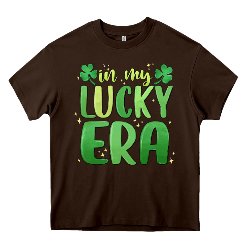 In My Lucky Era St. Patrick's Day Heavy Core Tee by MaliasSmallBusiness | Teevron