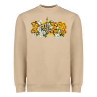 Mushroom 2024 skeleton middle finger new year Heavyweight Sweatshirt - CowGirlArtShop