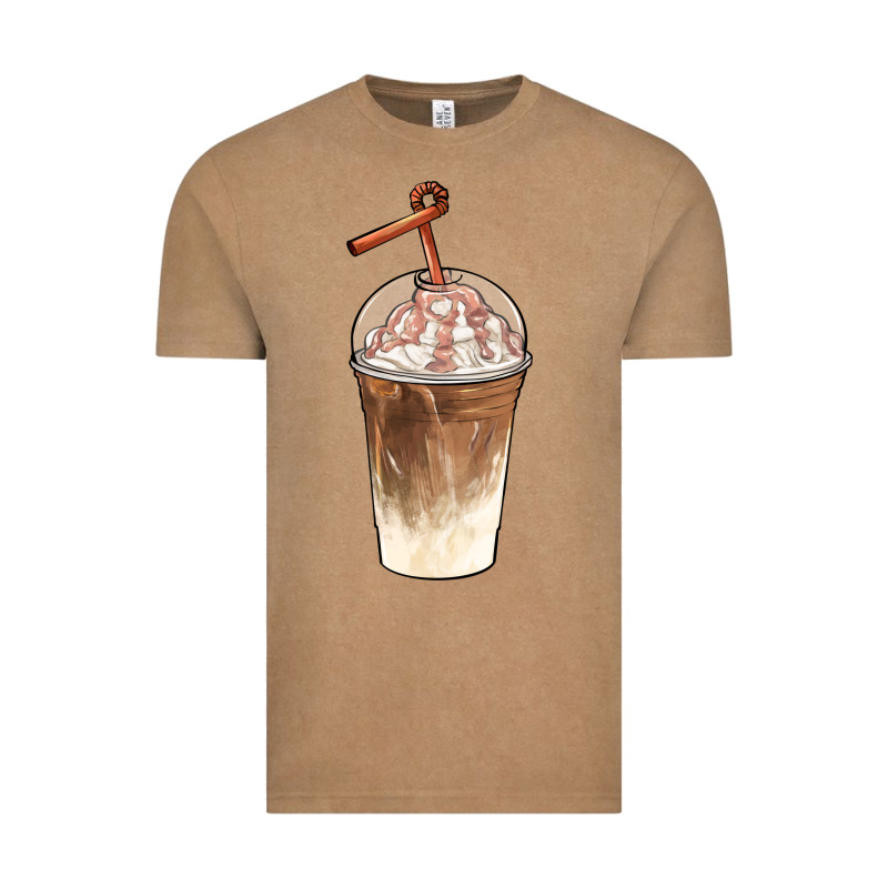 Iced Coffee With Cream Vintage Tee by BarkalooDesign | Teevron