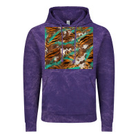Cloud Purple tiger cowhide tumbler Vintage Hoodie - BarkalooDesign