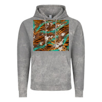 Cloud Rock tiger cowhide tumbler Vintage Hoodie - BarkalooDesign