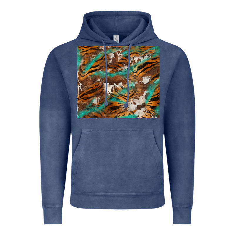 Tiger Cowhide Tumbler Vintage Hoodie by BarkalooDesign | Teevron