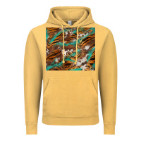 Vintage Mustard tiger cowhide tumbler Vintage Hoodie - BarkalooDesign