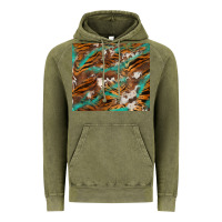 Vintage Olive tiger cowhide tumbler Vintage Hoodie - BarkalooDesign