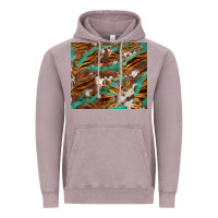 Vintage Zinc tiger cowhide tumbler Vintage Hoodie - BarkalooDesign