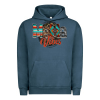 Pigment Midnight Navy mama vibes Urban Hoodie - RacoonDesign