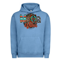 Pigment Pebble Blue mama vibes Urban Hoodie - RacoonDesign