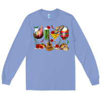 Colony Blue Mexico Wine Glasses Long Sleeve Tee - texasbilliewilder