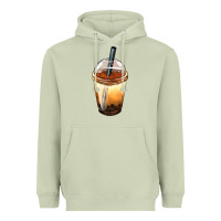 Matcha Bobba cup Heavyweight Hoodie - FaDigitalArtStudio