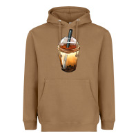 Toasted Coconut Bobba cup Heavyweight Hoodie - FaDigitalArtStudio