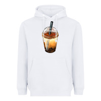 White Bobba cup Heavyweight Hoodie - FaDigitalArtStudio