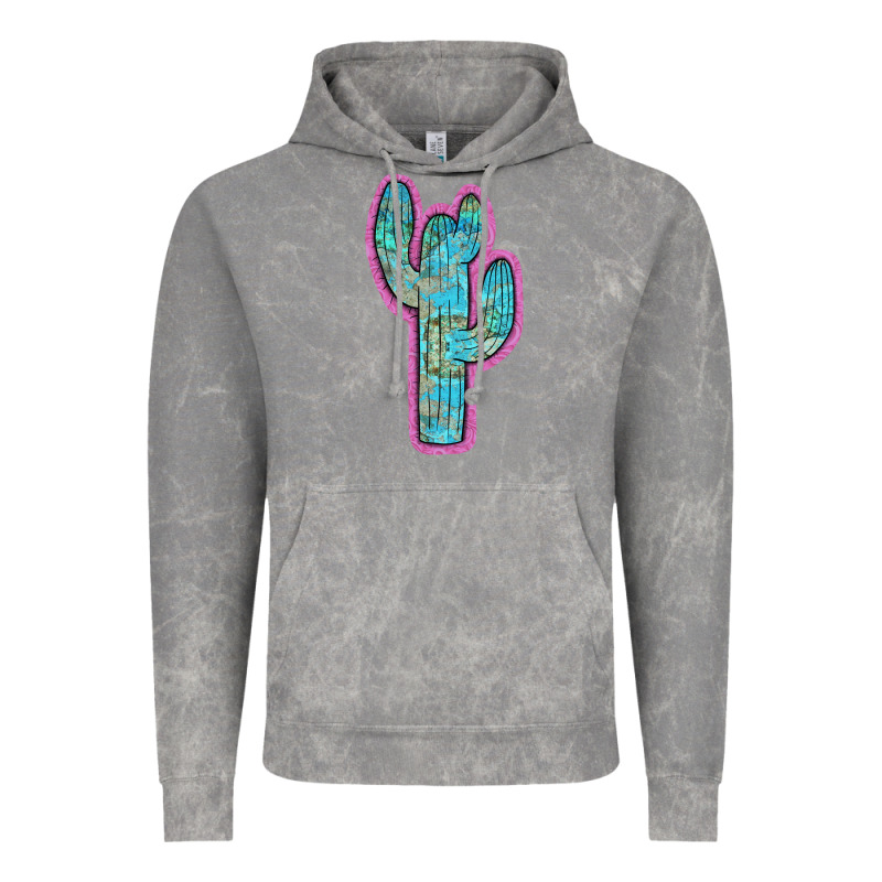 Western Turquoise Cactus Vintage Hoodie by RanaPortraitStore | Teevron