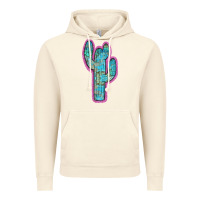 Vintage Artic Western Turquoise Cactus Vintage Hoodie - RanaPortraitStore