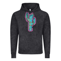 Vintage Black Western Turquoise Cactus Vintage Hoodie - RanaPortraitStore
