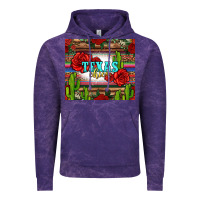 Cloud Purple texas chica with roses Vintage Hoodie - Jasminsmagicworld
