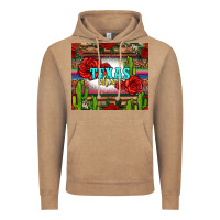 Vintage Coffee texas chica with roses Vintage Hoodie - Jasminsmagicworld