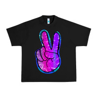 Black Mermaid Peace Sign Urban Heavy Tee - Jasminsmagicworld