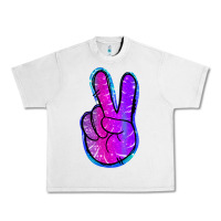 Lunar Rock Mermaid Peace Sign Urban Heavy Tee - Jasminsmagicworld